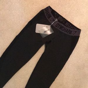 Gymshark Flex Legging - S Black marl/charcoal NWT